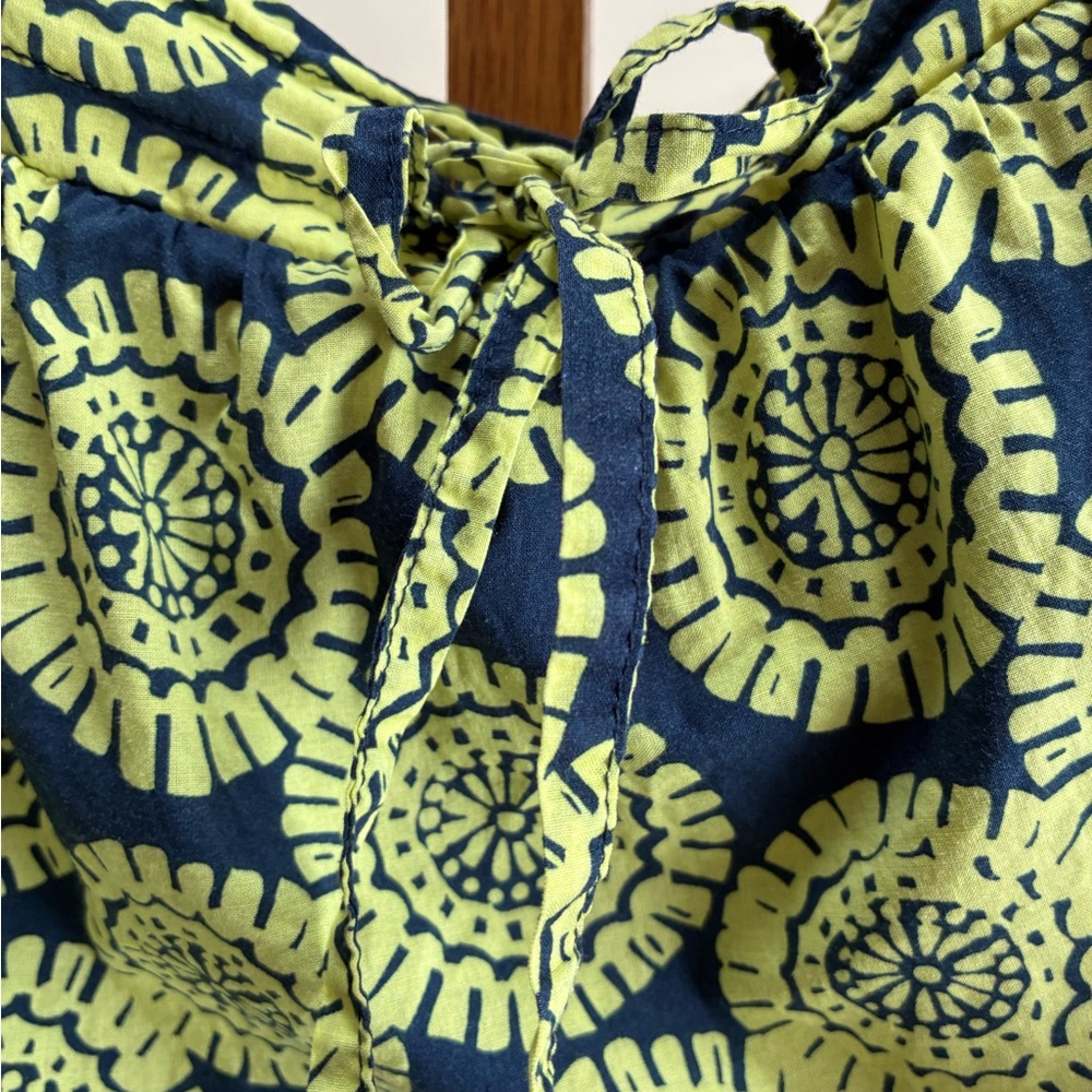 Merona Blue and Green Patterned Skirt xxl